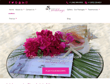 Tablet Screenshot of cayman-islands-weddings.com